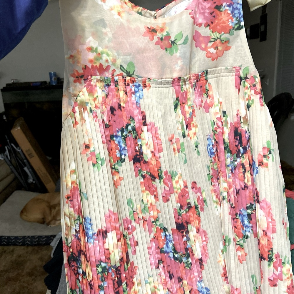 Floral Romeo and Juliet dress.Easter,Spring
